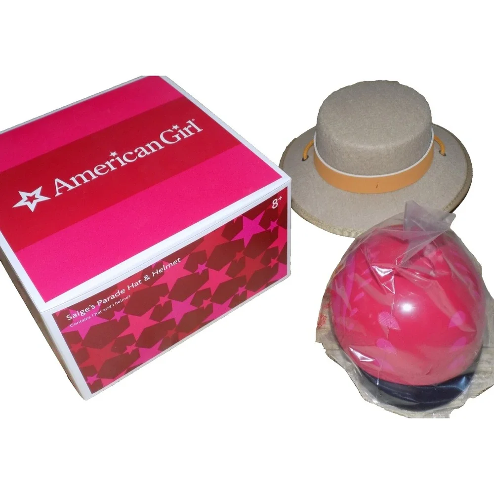 American Girl Doll 2013 Girl Of Year Saige Saige's Parade Hat & Helmet NEW